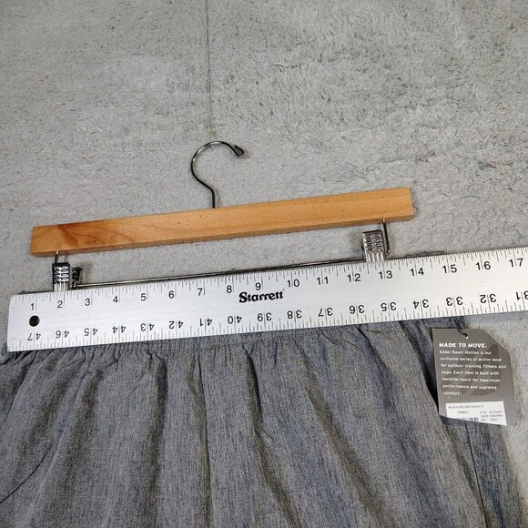 Eddie Bauer Motion Shorts Men's Small Heather Gray Woven 8" Inseam Outdoor NWT - Picture 12 of 13